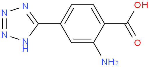 2-氨基-4-(2H-四唑-5-基)苯甲酸