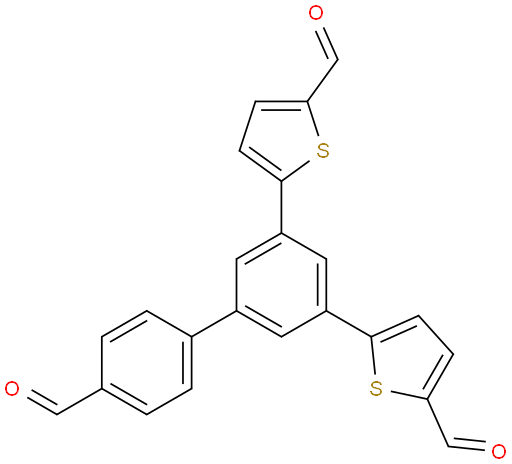 5,5'-(4'-formyl-[1,1'-biphenyl]-3,5-diyl)bis(thiophene-2-carbaldehyde)