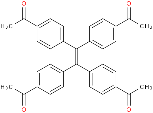 1,1',1'',1'''-(ethene-1,1,2,2-tetrayltetrakis(benzene-4,1-diyl))tetrakis(ethan-1-one)