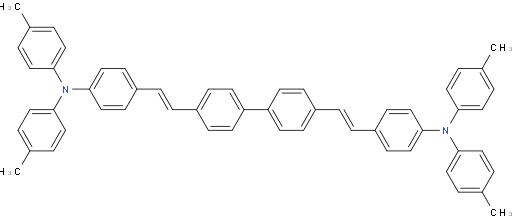 4,4'-((1E,1'E)-[1,1'-biphenyl]-4,4'-diylbis(ethene-2,1-diyl))bis(N,N-di-p-tolylaniline)