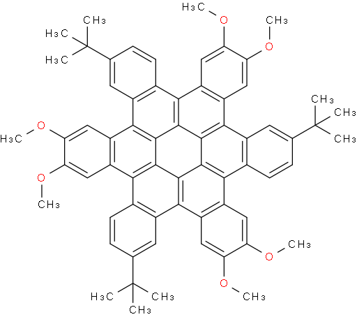 6,14,22-tri-tert-butyl-2,3,10,11,18,19-hexamethoxytrinaphtho[1,2,3,4-fgh:1',2',3',4'-pqr:1'',2'',3'',4''-za1b1]trinaphthylene