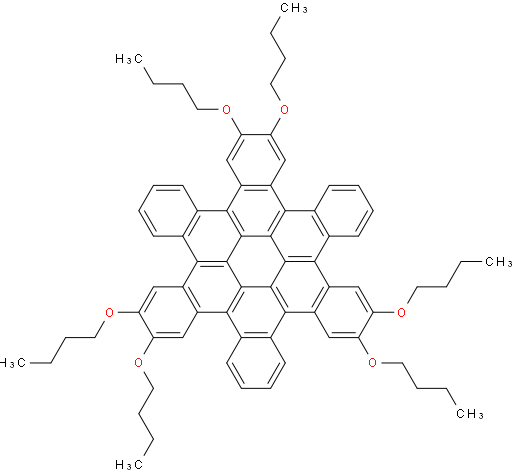 2,3,10,11,18,19-hexabutoxytrinaphtho[1,2,3,4-fgh:1',2',3',4'-pqr:1'',2'',3'',4''-za1b1]trinaphthylene