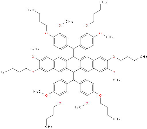 2,6,10,14,18,22-hexabutoxy-3,7,11,15,19,23-hexamethoxytrinaphtho[1,2,3,4-fgh:1',2',3',4'-pqr:1'',2'',3'',4''-za1b1]trinaphthylene