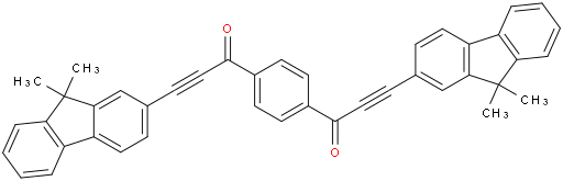 1,1'-(1,4-phenylene)bis(3-(9,9-dimethyl-9H-fluoren-2-yl)prop-2-yn-1-one)