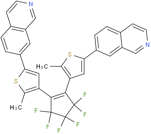 7,7'-((perfluorocyclopent-1-ene-1,2-diyl)bis(5-methylthiophene-4,2-diyl))diisoquinoline
