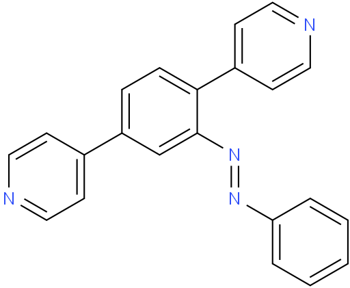4,4'-(2-(phenyldiazenyl)-1,4-phenylene)dipyridine(混合构型)