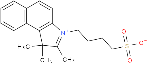 4-(1,1,2-trimethyl-1H-benzo[e]indol-3-ium-3-yl)butane-1-sulfonate