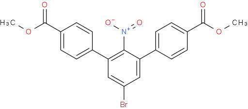 dimethyl 5'-bromo-2'-nitro-[1,1':3',1''-terphenyl]-4,4''-dicarboxylate