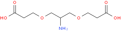 3,3'-((2-aminopropane-1,3-diyl)bis(oxy))dipropionic acid