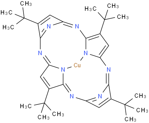 2,7,12,17-tetra-tert-butylporphyrin Cu（II）